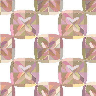 Kusursuz geometrik süs deseni. Vektör illüstrasyonu 