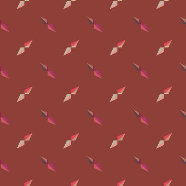 Kusursuz geometrik süs deseni. Vektör illüstrasyonu 