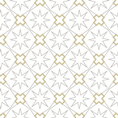 Geometrik şekilli kusursuz desen. vektör illüstrasyonu