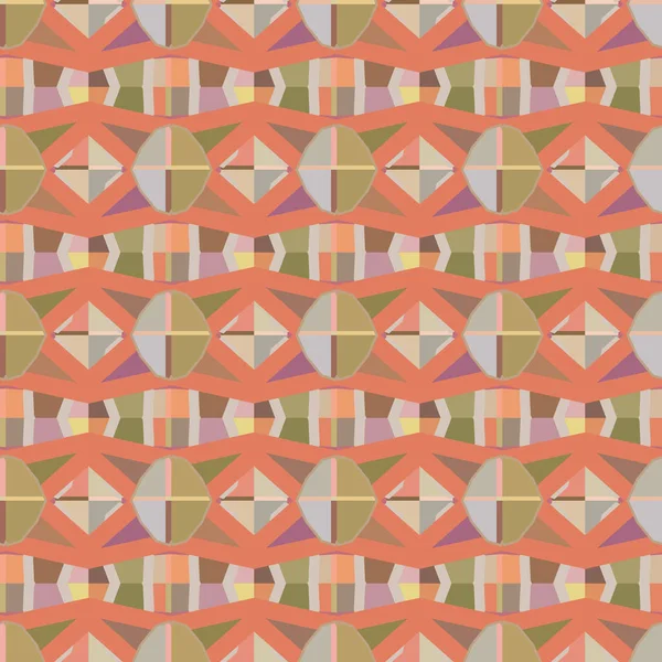 Impresión Ornamental Abstracta Fondo Sin Costuras — Vector de stock