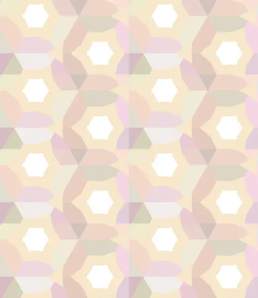 Patrón Ornamental Geométrico Sin Costuras Fondo Abstracto Ilusión — Vector de stock