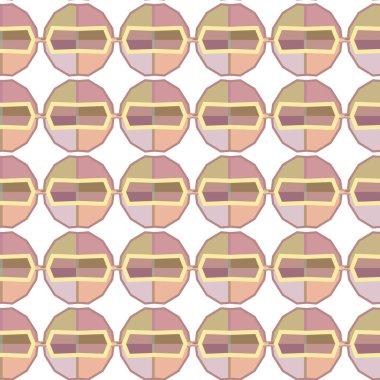 Modern geometrik vektör tasarımı, kusursuz desen çizimi
