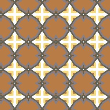 Geometrik şekilli kusursuz desen. vektör illüstrasyonu