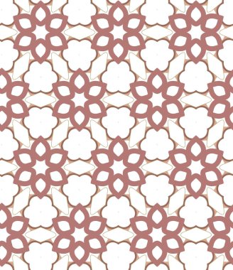 Kusursuz geometrik süs deseni. Vektör illüstrasyonu 