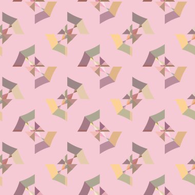 Soyut süslemeli baskı, kusursuz arkaplan