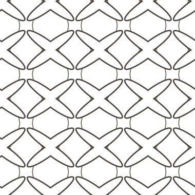 Kusursuz geometrik süs deseni. Vektör illüstrasyonu 