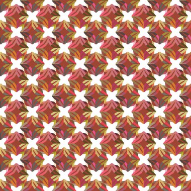 Soyut süslemeli baskı, kusursuz arkaplan