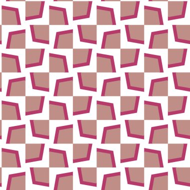 Modern geometrik vektör tasarımı, kusursuz desen çizimi