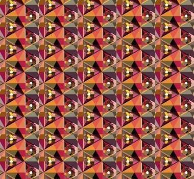 Modern geometrik vektör tasarımı, kusursuz desen çizimi