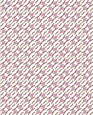 Geometrik şekilli kusursuz desen. vektör illüstrasyonu