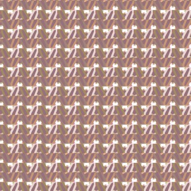 Kusursuz geometrik süs deseni. Vektör illüstrasyonu 