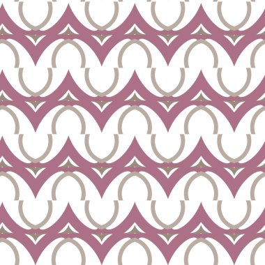 Geometrik şekilli kusursuz desen. vektör illüstrasyonu