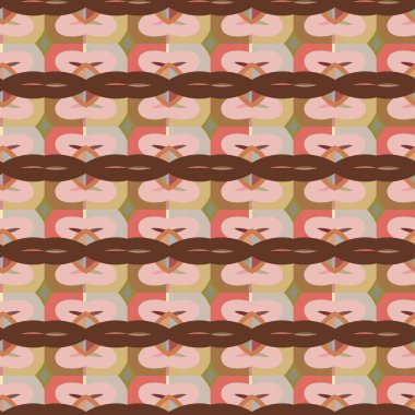 Kusursuz geometrik süs deseni. Vektör illüstrasyonu 