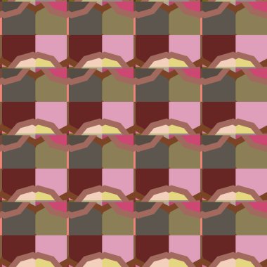 Kusursuz geometrik süs deseni. Vektör illüstrasyonu 