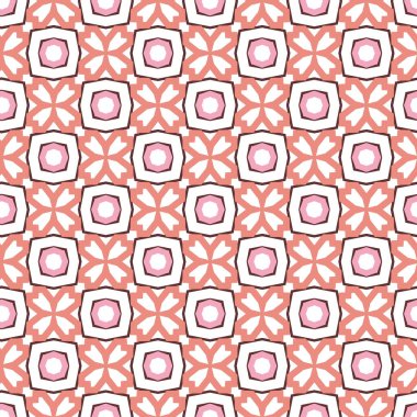 Kusursuz geometrik süs deseni. Vektör illüstrasyonu 