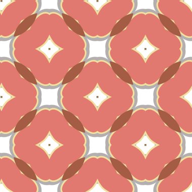 Modern geometrik vektör tasarımı, kusursuz desen çizimi