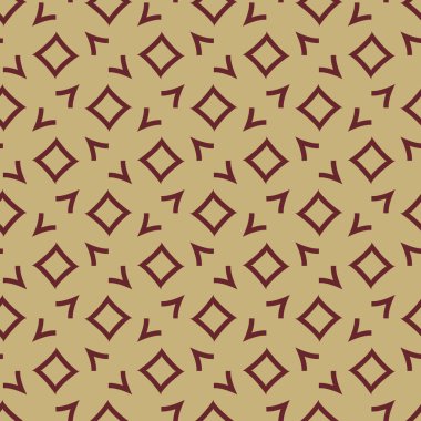 Kusursuz geometrik süs deseni. Vektör illüstrasyonu 