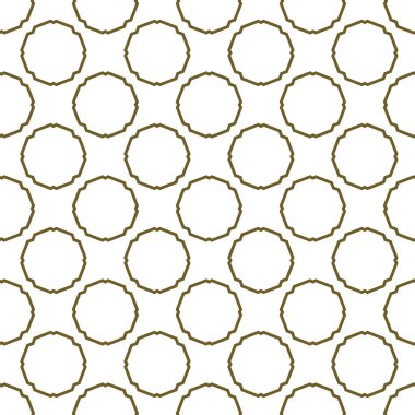 Kusursuz geometrik süs deseni. Vektör illüstrasyonu 