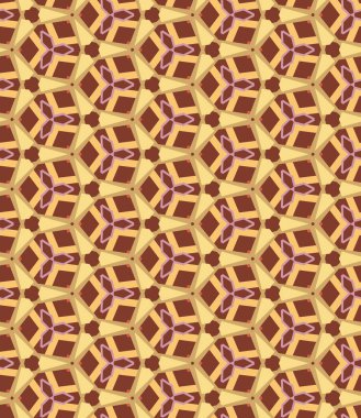 Kusursuz geometrik süslemeli desen