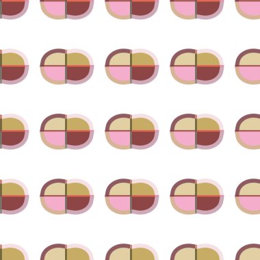Kusursuz geometrik süs deseni. Vektör illüstrasyonu 
