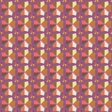 Kusursuz geometrik süs deseni. Vektör illüstrasyonu 