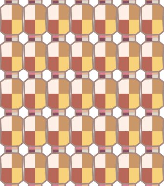 Kusursuz geometrik süslemeli desen