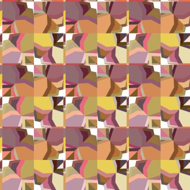 Kusursuz geometrik süs deseni. Vektör illüstrasyonu 