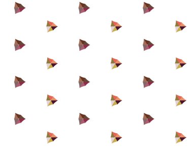 Soyut illüzyon arka planı. Kusursuz geometrik süslemeli görüntü