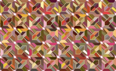 Kusursuz geometrik süs deseni. Vektör illüstrasyonu 