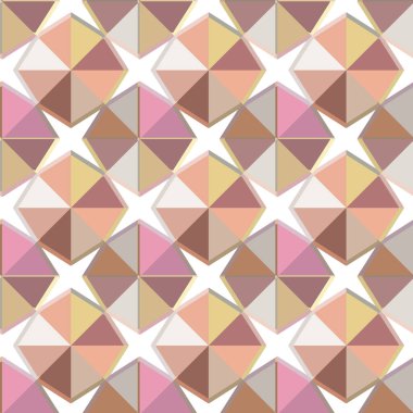 Soyut illüzyon arka planı. Kusursuz geometrik süslemeli görüntü