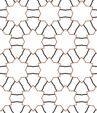 Dikensiz geometrik süslemeli görüntü. Soyut illüzyon arka planı