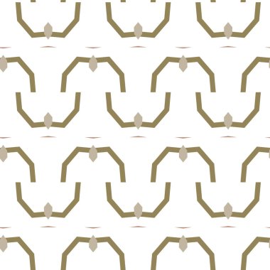 Kusursuz geometrik süs deseni. Vektör illüstrasyonu 