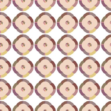 Soyut illüzyon arka planı. Kusursuz geometrik süslemeli görüntü