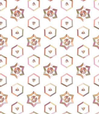 Kusursuz geometrik süs deseni. Vektör illüstrasyonu 