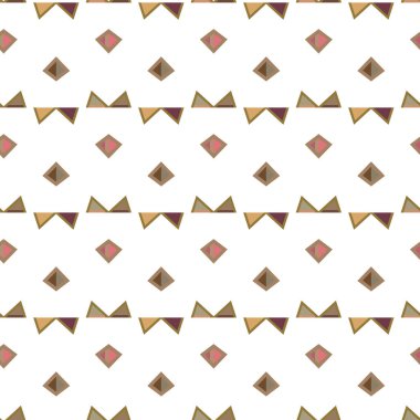 Kusursuz geometrik süs deseni. Vektör illüstrasyonu 