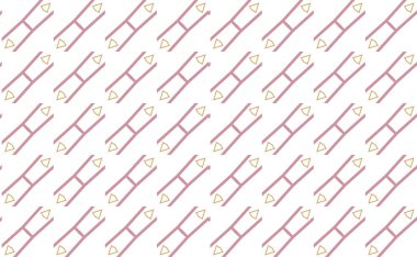 Geometrik şekilli kusursuz desen. vektör illüstrasyonu