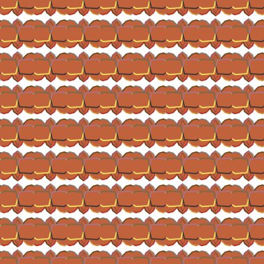 Modern geometrik vektör tasarımı, kusursuz desen çizimi