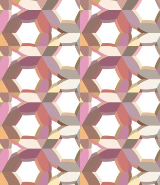 Kusursuz geometrik süs deseni. Vektör illüstrasyonu 