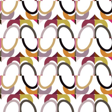 Kusursuz geometrik süs deseni. Vektör illüstrasyonu 