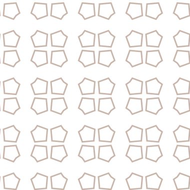 Kusursuz geometrik süs deseni. Vektör illüstrasyonu 