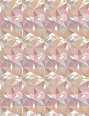 Dikensiz geometrik süslemeli görüntü. Soyut illüzyon arka planı