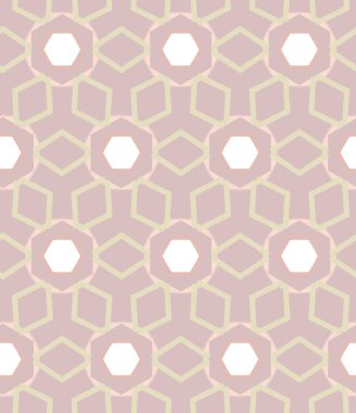 Geometrik şekilli kusursuz desen. vektör illüstrasyonu