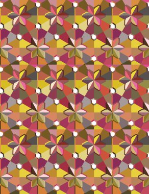 vektör kesintisiz geometrik dekoratif desen