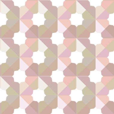 Kusursuz geometrik süs deseni. Vektör illüstrasyonu 