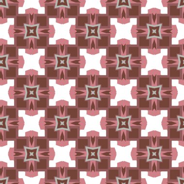 Soyut illüzyon arka planı. Kusursuz geometrik süslemeli görüntü