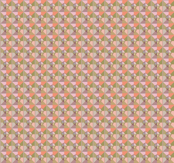 Seamless geometric ornamental pattern. Vector illustration 