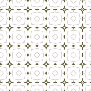 Kusursuz geometrik süs deseni. Vektör illüstrasyonu 