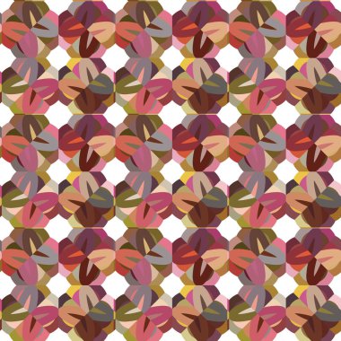 Kusursuz geometrik süs deseni. Vektör illüstrasyonu 