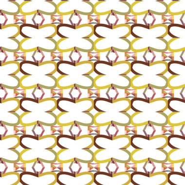 Modern geometrik vektör tasarımı, kusursuz desen çizimi