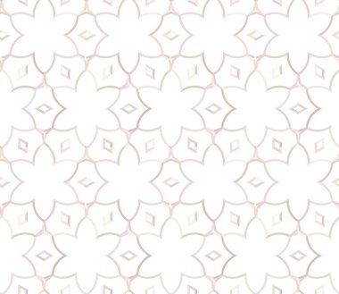 Soyut illüzyon arka planı. Kusursuz geometrik süslemeli görüntü